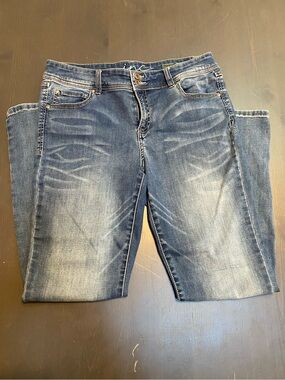 INC International Concepts Denim Straight Leg Regular Fit Jeans Women 12P
